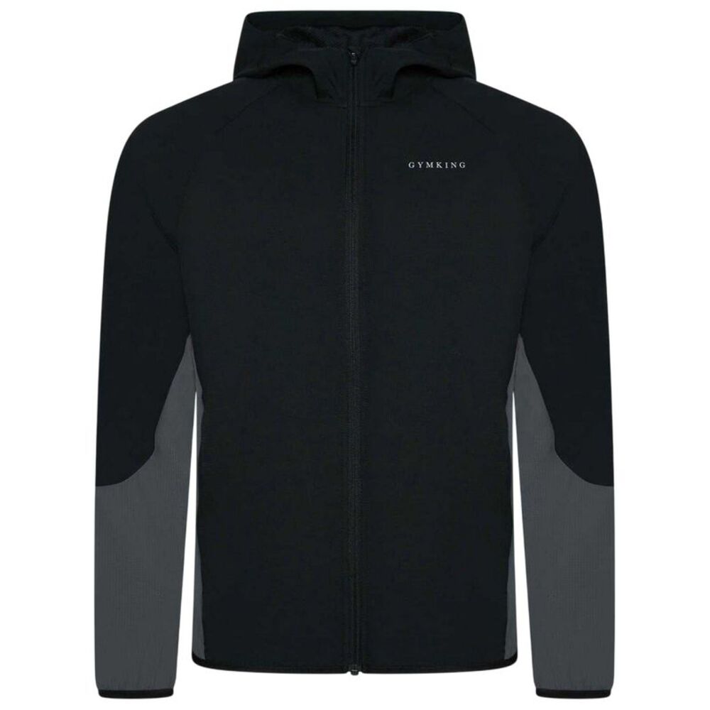 Gym King Mens   Windbreaker / Black/Graphite